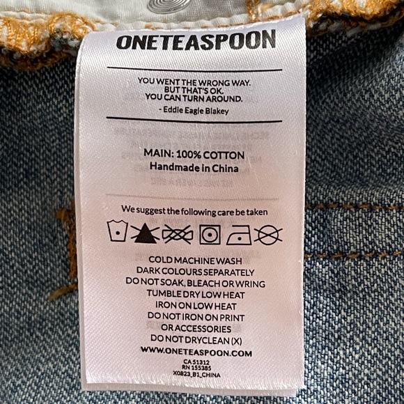 One Teaspoon High Waist Bandit Shorts - Never been worn - Picture 4 of 11